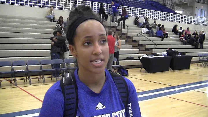 TSU Senior Erika Moss After Game vs. UT Martin 10/...