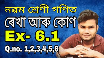 Class 9 maths ex-6.1 solution in assamese