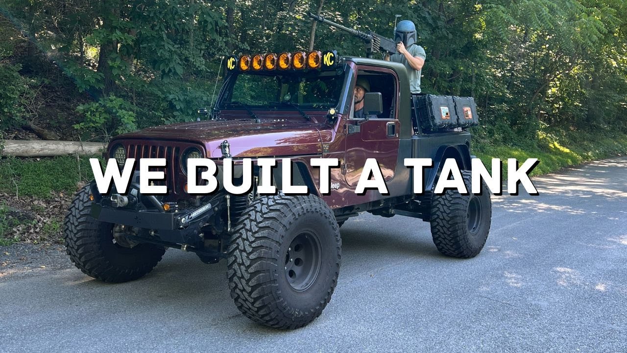 Mounting a 50 CAL. MACHINE GUN to the top of my JEEP WRANGLER YouTube