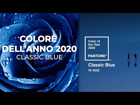 Classic Blue, colore tendenza 2020