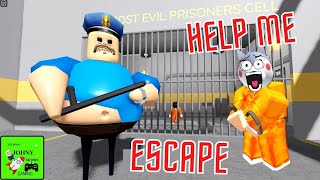 Help Me Escape BARRY'S PRISON RUN Roblox Escape Simulator Game screenshot 2