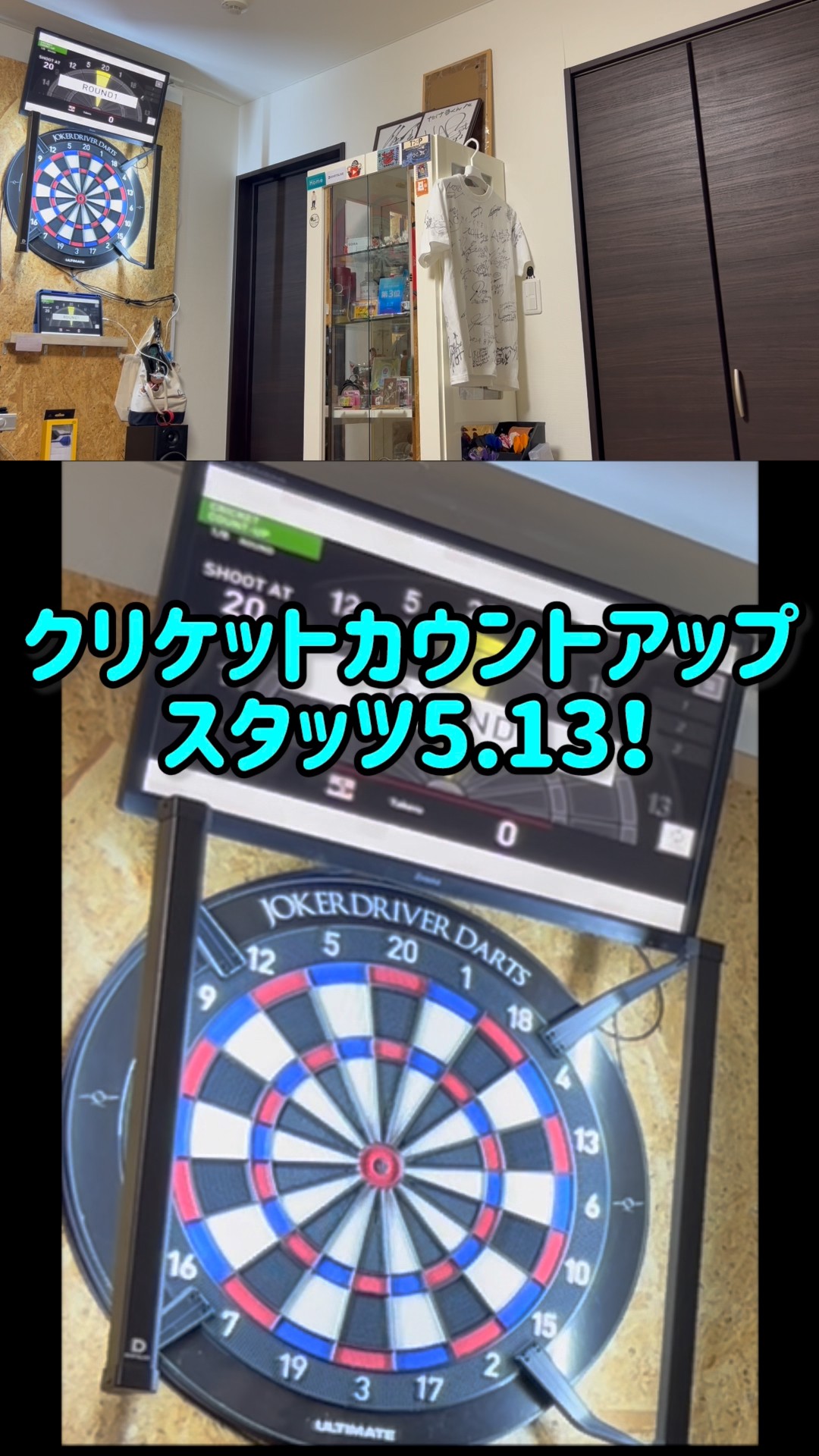 ダーツ】クリケットカウントアップ！5.13！#darts#ダーツライブホーム