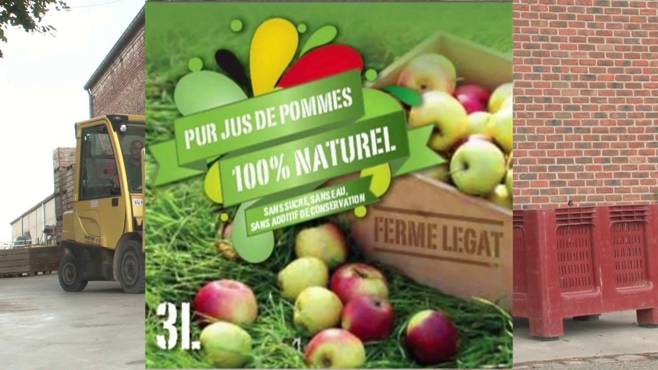 Pressage et conditionnement du jus de pommes