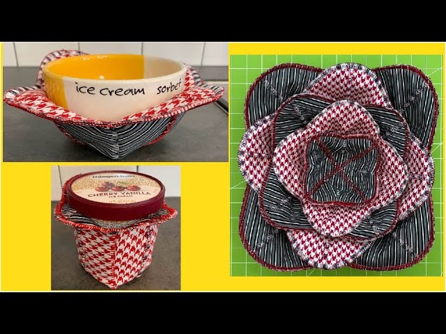 Microwave bowl cozy – video tutorial – Sewn Up