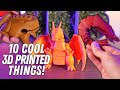 10 cool 3d prints  timelapse compilation  printed on the elegoo neptune 4 pro 3d printer