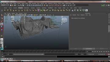 Creat Displacement Map in Maya 2014 Tutorial part 2