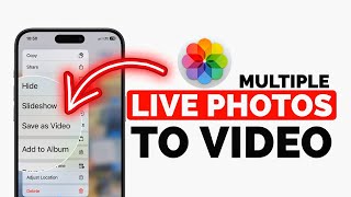 How to Convert Live Photos to Video on iPhone | iPhone Photos App Trick
