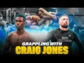 Israel Adesanya Grapples with Craig Jones &amp; Attends Local MMA Fight Night