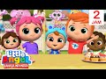 Pesta Ulang Tahun Baby John | Little Angel | Kartun Anak Anak | Moonbug Kids Indonesia