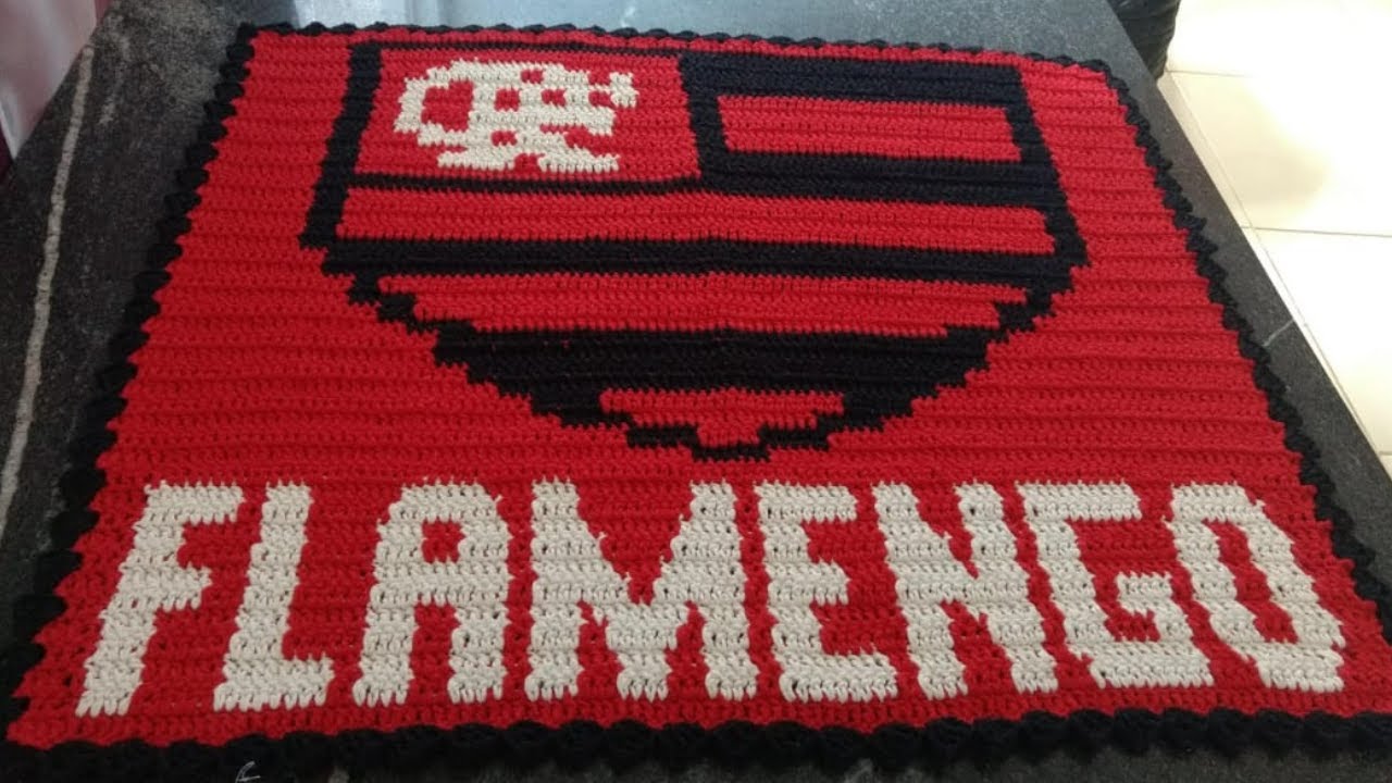 Tapete do flamengo - fio conduzido (RECEITA)
