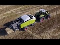 Прессуем солому прессом CLAAS QUADRANT