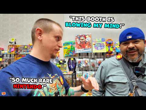 His Retro Booth Was the BEST I've Seen at a Con!