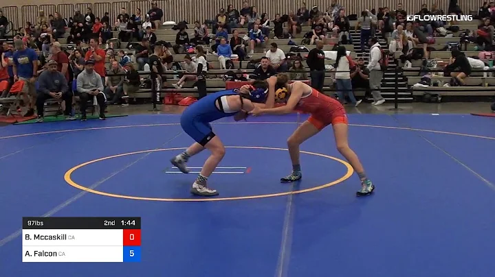 97 Lbs Semifinal Birta Mccaskill Team California Vs Anaya Falcon Team California