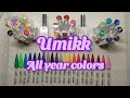 Umikk All Year Colours 24 pcs Gel Polish set+promo code/Best gel polish on Amazon/Nails at home