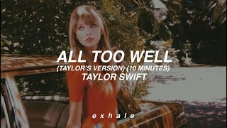 Taylor Swift - All Too Well (Taylor’s Version) (10 Minutes Version) (Traducida al español)