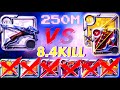 LIGHT CROSSBOW TIER 8 vs (8.0,6.3,5.4,8.4)