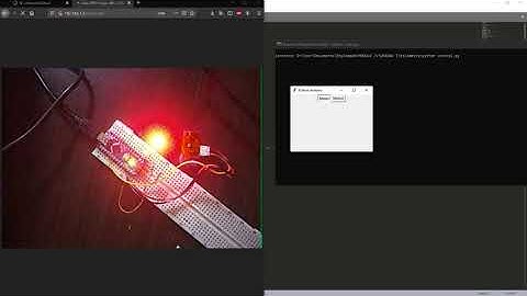 Interfaz gráfica con PYTHON: control de leds, graficas de sensores y transmisión de video