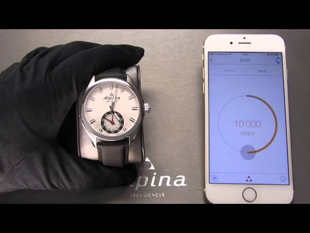 Alpina Horological Smartwatch by Alpina Master watchmaker Pim -