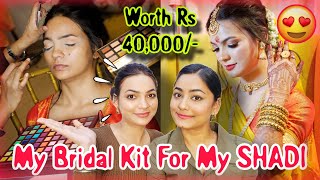 My Shadi & Engagement BRIDAL KIT WORTH Rs 40,000/- 🤩 | Sharing Everything in Detail 💯