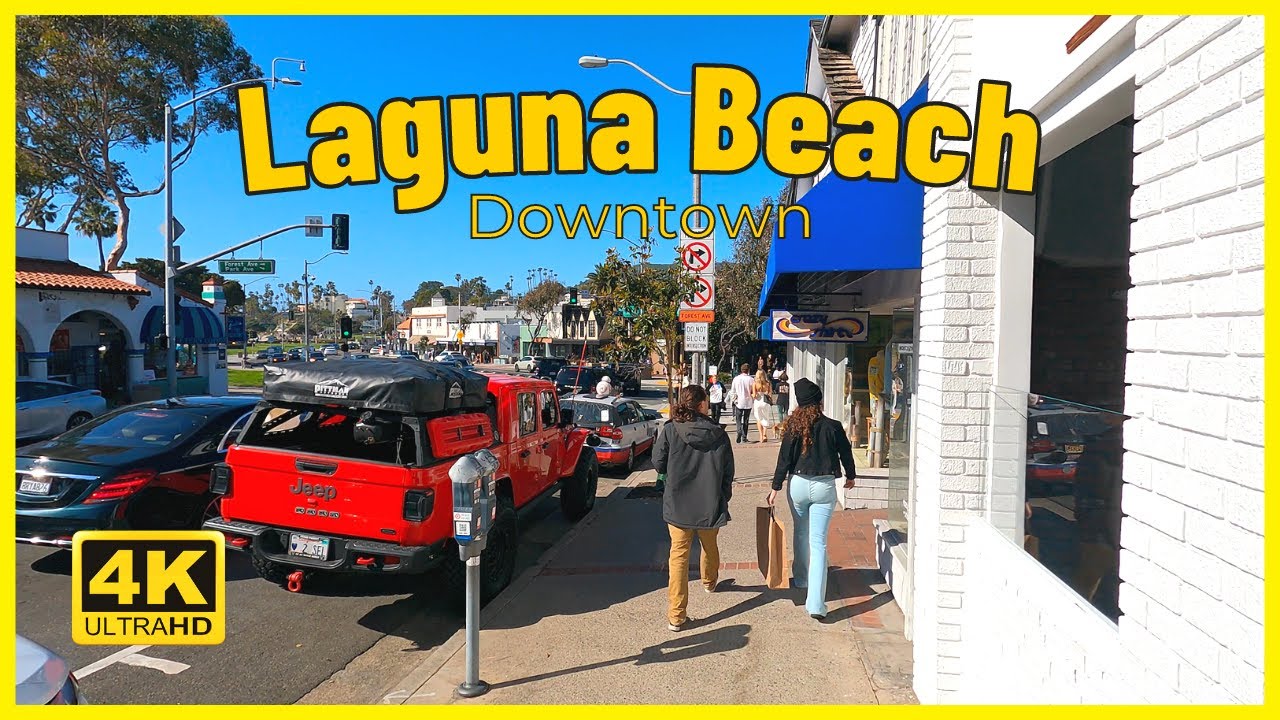 LAGUNA BEACH - Walking Downtown Laguna Beach | Orange County ...