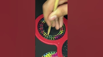 A Spiral Art Masterpiece That Will Relax You #asmr #art #satisfying #spirograph #shorts #2025 #usa