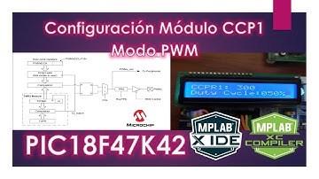 PIC18F47K42 ¿Cómo configurar el módulo CCP en modo PWM? MPLAB X – XC8