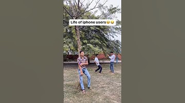 Life of iphone users😂🤣 #shorts #ytshorts #iphoneusers #funny #viral #iphone