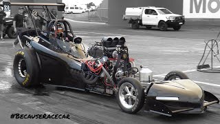 2500HP Big Blown Altered makes a quick hit at the October Test and Tune! | Drag Racing | Motorplex