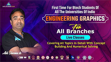 #01 Engineering Graphics for all Branches | By Alok Sharma Sir