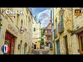  chinon france loire valley magnificent old town walking tour 4k60 fps