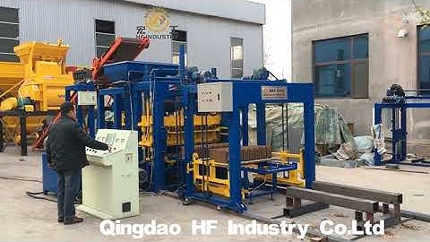 QT5-15 HF Construction Equipment hot sale Fully Automatic Concrete Block Making Machine