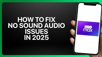 How To Fix No Sound Audio Issues in HBO Max 2025! Tutorial