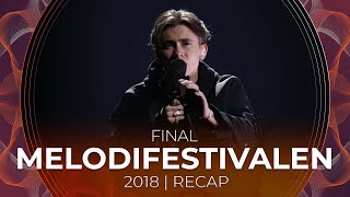 Melodifestivalen 2018 (Sweden) | Final | RECAP