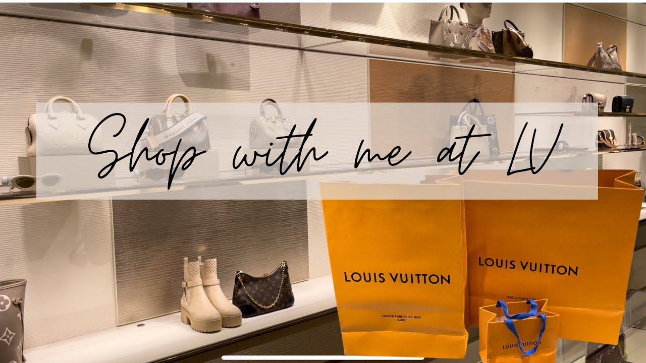 SHOP WITH ME AT LOUIS VUITTON! 👜 SHOPPING VLOG + LV UNBOXING