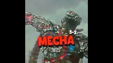 Evolved Godzilla vs Mecha Godzilla #fyp #alightmotion #monsterverse #4k