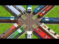🤩All Realistic Locomotive Coupling Express Trains | indian train shunting | train simulator game