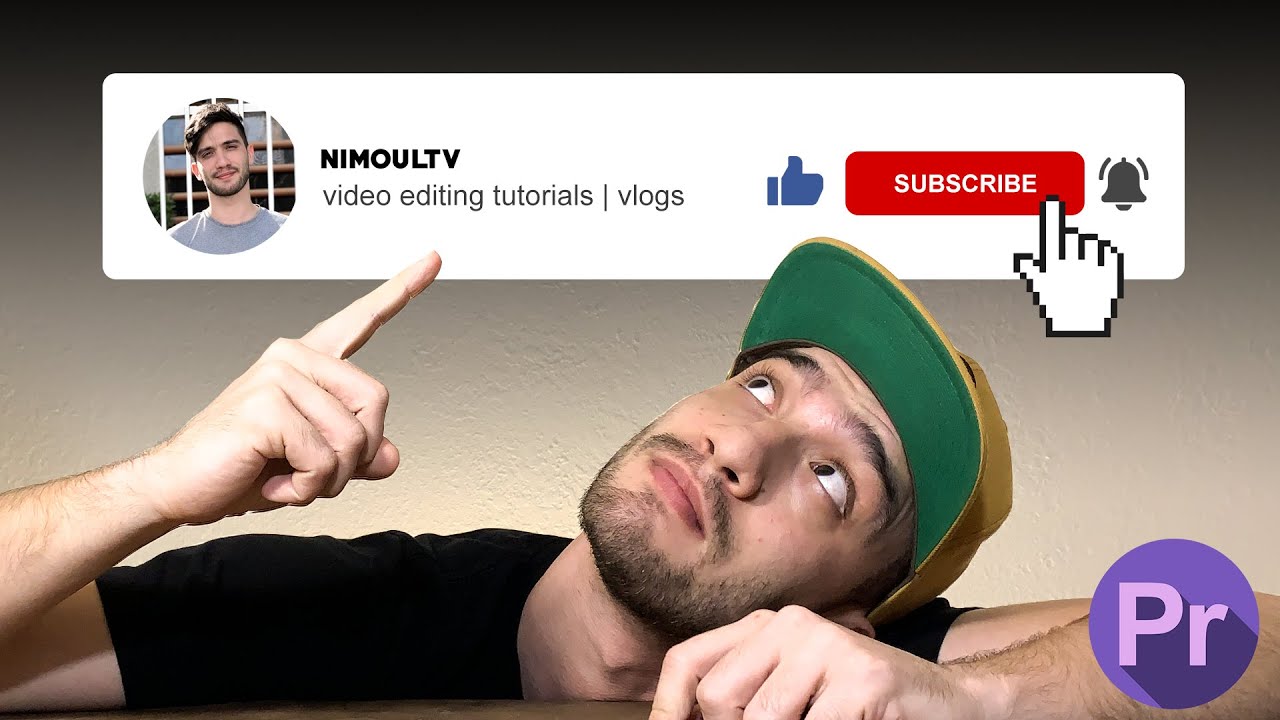 How To Make Animated Subscribe Button For YouTube Channel  Adobe Premiere Pro Tutorial  Downloads