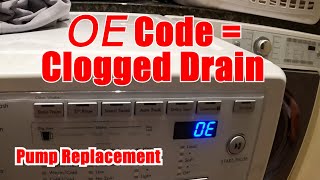 Install Pump in Kenmore Elite Front Load Washer - OE Code