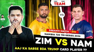 NAM vs ZIM Dream11 Prediction | Namibia vs Zimbabwe Today Match Prediction | 5th T20 2026 screenshot 4