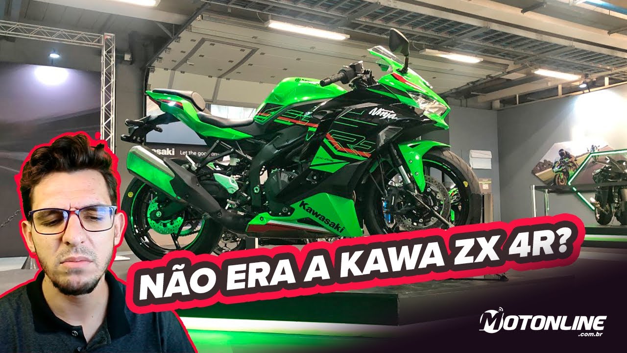 VOCÊ NÃO NOTOU: Kawasaki ZX 4R estava DISFARÇADA no lançamento no