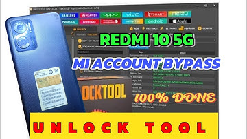 Redmi 10 5G Mi Account Bypass Unlock Tool #foryou