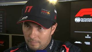 Sergio Perez Reveals  Post-Sprint Interview Azerbaijan GP F1 2023