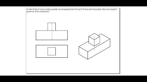 Example 41 on Isometric Projections