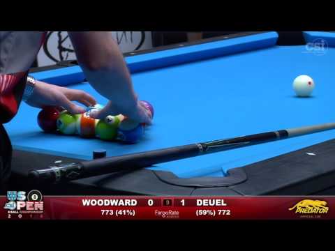 2016 US Open 8-Ball: Skyler Woodward vs Corey Deuel