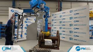 BPM Pneumatic Manipulator for Bobbin Handling in Packaging