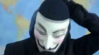 anonymous face - anonymous se quita la máscara (vídeo filtrado)