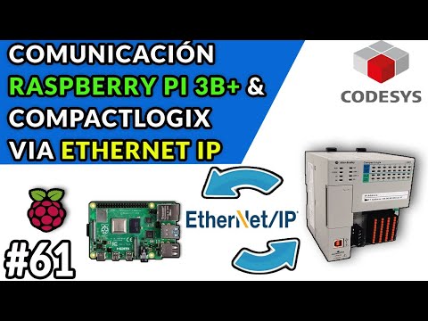 🔵✅CODESYS 3.5 - COMUNICAR RASPBERRY PI 3B+ CON PLC COMPACTLOGIX 1769-L18ER VIA ETHERNET IP