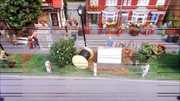 Bouwplaats C-rail modeltrein 1:87  [Matje Marklin]