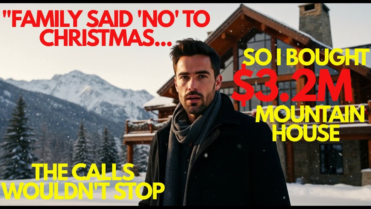 FAMILY EXCLUDED me for CHRISTMAS, so I HOSTED everyone else at my $3.2M MOUNTAIN ESTATE…