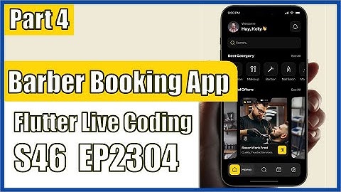 [Flutter] Flutter Live Coding EP2304 (Barber Booking App UI Part 4)